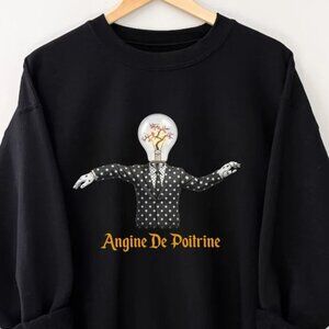 Angine De Poitrine Abstract Art Jumper – Geometric Polka Dot Music Gift Pullover